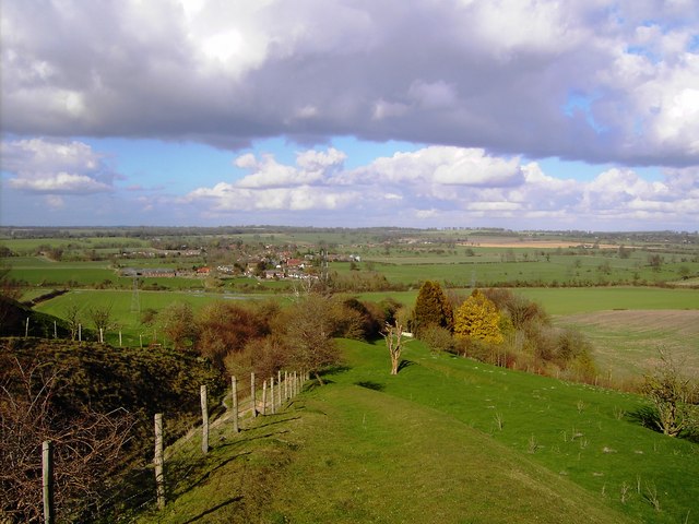 A view of Easton Royal, Wiltshire, from the south
