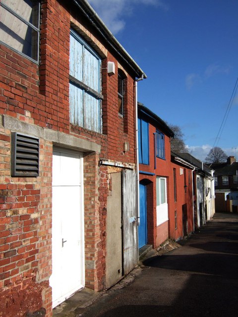 Buildings at rear of Old Mill Road