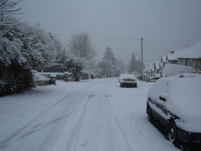 Coningsby Road in the snow!