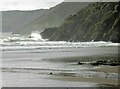 SS5887 : Coastline West from Caswell Bay by David Luther Thomas