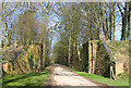 Old railway bridge near Shipton Slade Farm