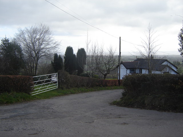 Road Junction, near Coed-y-caerau