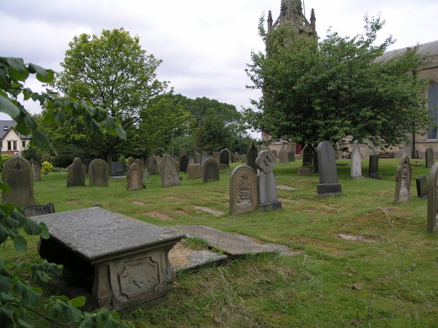 Langton family graves, Kirkham... © Richard Paxman cc-by-sa/2.0 ...