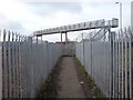 Footbridge over the West Wales railway line