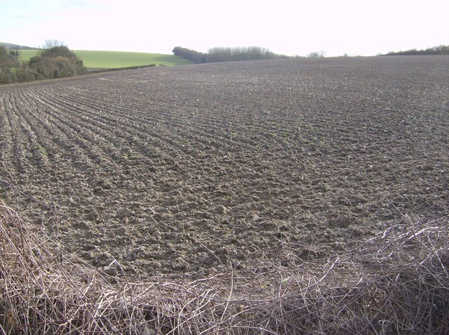 Well ploughed field