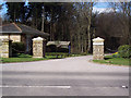 Entrance to Horwood Farm from the A30