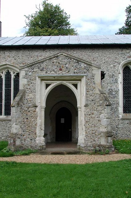 St Mary, Wallington, Herts - Porch