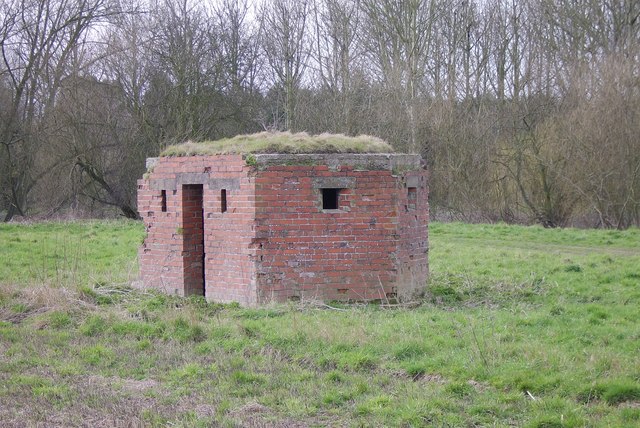 Cressage Pill box © Mr M Evison cc-by-sa/2.0 :: Geograph Britain and ...