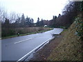NM9348 : Sharp bend on the A828 north of Portnacroish by John McLuckie