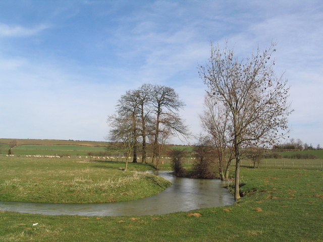 The Eye Brook upstream of Caldecott