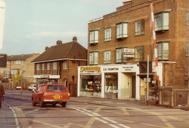 Shops in Strawberry Hill, 1984 © Stephen Williams :: Geograph Britain ...