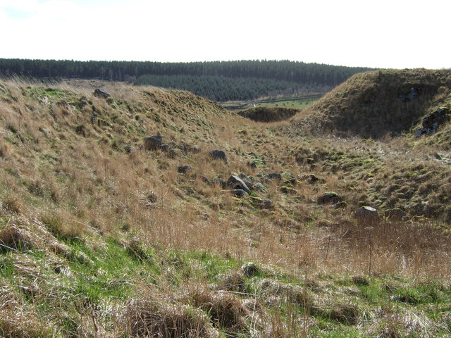 On the castle mound at Coull © Stanley Howe cc-by-sa/2.0 :: Geograph ...