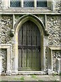 St Cecilia, Little Hadham, Herts - West doorway