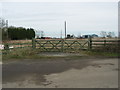 Chained Gate to Disused Camp.