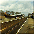 Huyton Station about 1970 - view east from platform 1