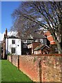 Rear of buildings on Southernhay East, Exeter