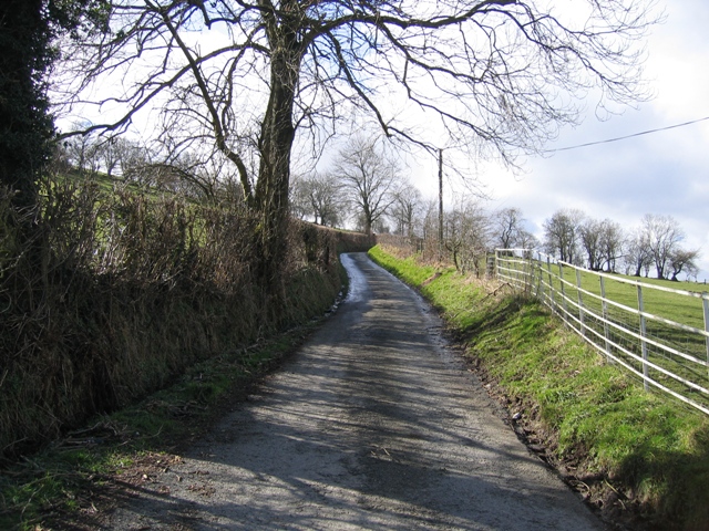 Minor Road near Bryneglwys