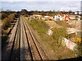 Railway line to Gloucester from Bristol