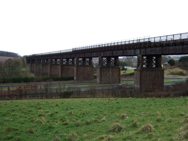 Rail Bridge over Stonehaven bypass.