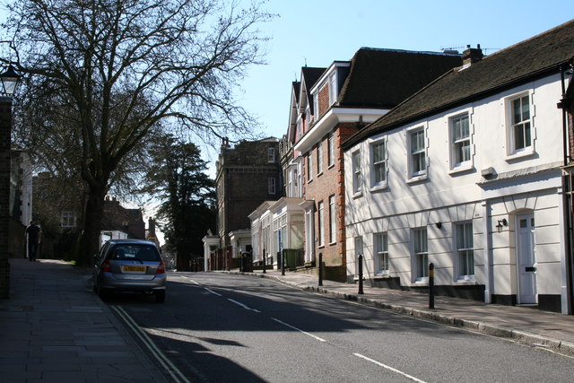 South end of High Street, Harrow on the Hill, Middlesex