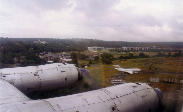 Brooklands aerodrome from the air