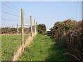 SW7652 : Footpath and Fence by Tony Atkin