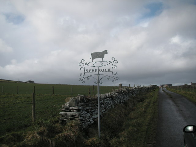 Saverock farm sign
