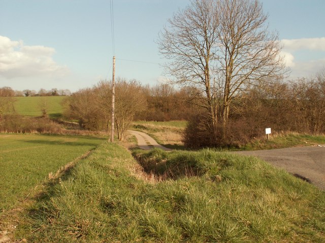 Road to Bush Hill Farm, at Cookley