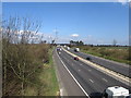 Looking north along the M11