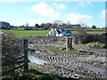 Birkin Lane - Open Gate View towards Bolehill Farm