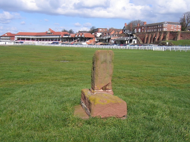 Chester's Roodee Cross and the Grandstands
