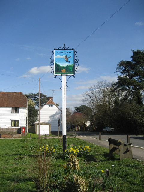 Hawkhurst village sign