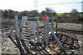 Network Rail access gate at Stoke Tunnel