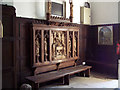 Wimborne St Giles Church - Seat