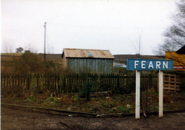 Fearn Station - Far North Line - 1976