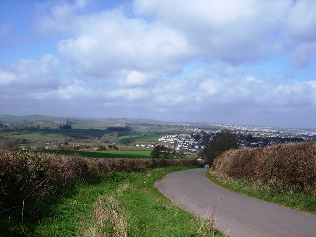 View towards Galmpton from Kennels Road vicinity