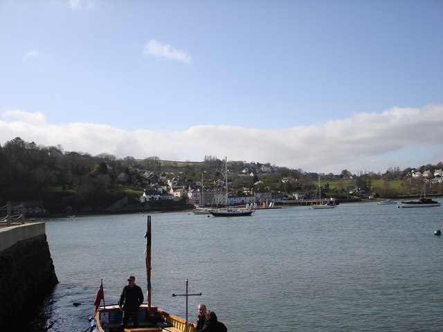 Ferry loading, Greenway Quay