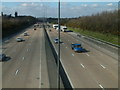 M25 Motorway at Walton Heath