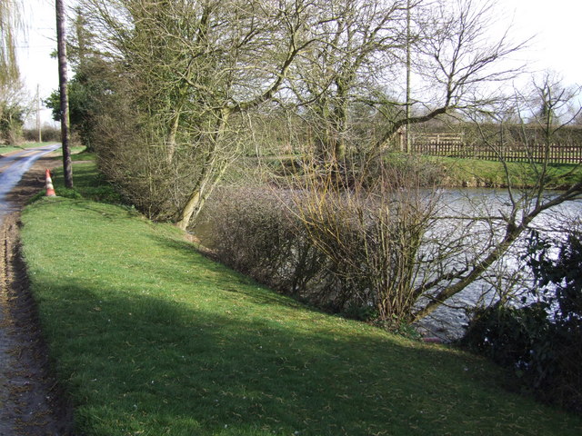 Pond by Roadside, Bush Green Farm