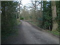 Private Road near Mount Hill