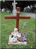 SM9007 : Child's grave, Milford Haven cemetery by Natasha Ceridwen de Chroustchoff