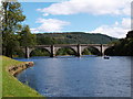 NO0242 : The Bridge of the River Tay at Dunkeld by Clive Nicholson