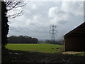 Pylon south of Hinton Manor