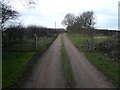 Estate Track passing through Open Gate