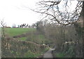 View east across the Cadnant Valley