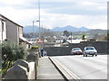 The town end of Ffordd Bethel