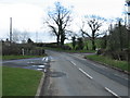 Moorcroft road (left) and Ballynagarrick Road join Mealough Road