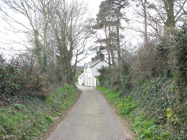 Cottages on a country lane
