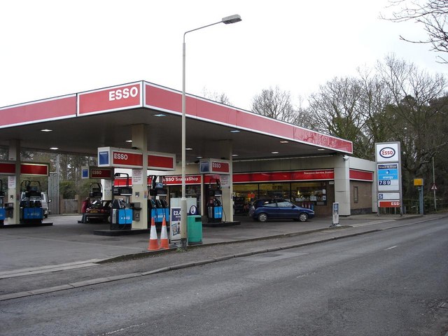 The old petrol station, Burghfield Common