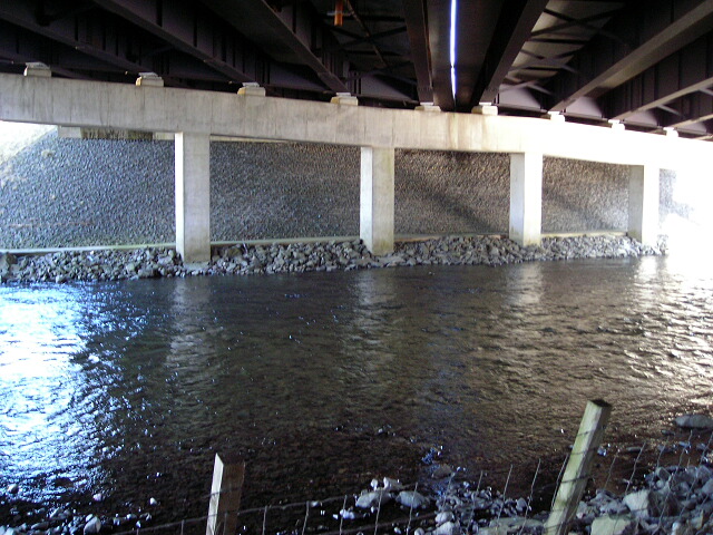 River Clyde Under The Motorway Near Crawford